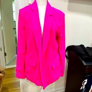 Hot pink boutique blazer new with tags
